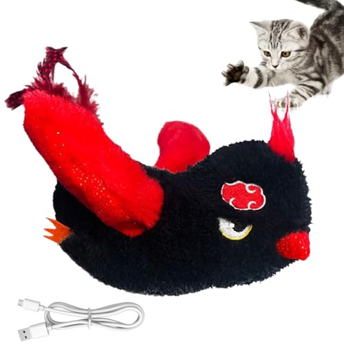 Kustimantu Katzen Spielzeug Vogel - Interaktives Flattervogel Katzen Spielzeug Mit Bewegungsmelder - Wiederaufladbarer Elektrischer Katzenspielzeug Mit 3 Modi Für Kleine Mittelgroße Große Rassen Kustimantu Katzen Spielzeug Vogel - Interaktives Flattervogel Katzen Spielzeug Mit Bewegungsmelder - Wiederaufladbarer Elektrischer Katzenspielzeug Mit 3 Modi Für Kleine Mittelgroße Große Rassen von Kustimantu