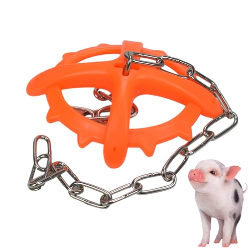 Kustimantu Kauspielzeug Für Nutztiere - Stressreduzierendes Spielzeug Gegen Rangkämpfe - Hochbelastbares Beschäftigungsgerät Mit Stahlkette Zur Futterstimulation Bei Jungtieren Und Kustimantu Kauspielzeug Für Nutztiere - Stressreduzierendes Spielzeug Gegen Rangkämpfe - Hochbelastbares Beschäftigungsgerät Mit Stahlkette Zur Futterstimulation Bei Jungtieren Und von Kustimantu