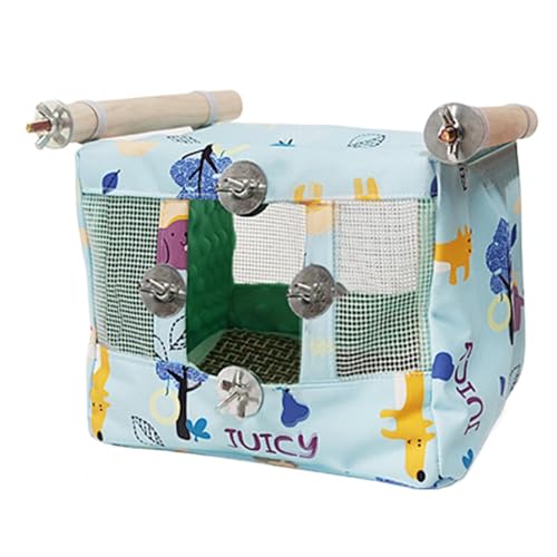 Kustimantu Papageienkäfig, Hängemattenzelt für Vögel, atmungsaktiv, mit Kühlkissen, wasserdicht, für Cockatiel Conure Lovebird Kustimantu Papageienkäfig, Hängemattenzelt für Vögel, atmungsaktiv, mit Kühlkissen, wasserdicht, für Cockatiel Conure Lovebird von Kustimantu