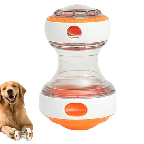 Kustimantu Rolling Treat -Spender für Hunde, interaktiver Hund behandeln - Rolling Welpe Treat Dispenser Puzzle,Interaktive Hundeanreicherungsspielzeug langsamer Feeder, um sie zu beschäftigen von Kustimantu