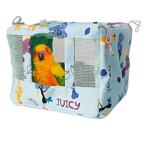 Kustimantu Vogelbett für Käfig, Vogelnesthaus, atmungsaktives Schlafbett für Vögel, mit Kühlkissen, wasserdicht, für Cockatiel Conure Kustimantu Vogelbett für Käfig, Vogelnesthaus, atmungsaktives Schlafbett für Vögel, mit Kühlkissen, wasserdicht, für Cockatiel Conure von Kustimantu