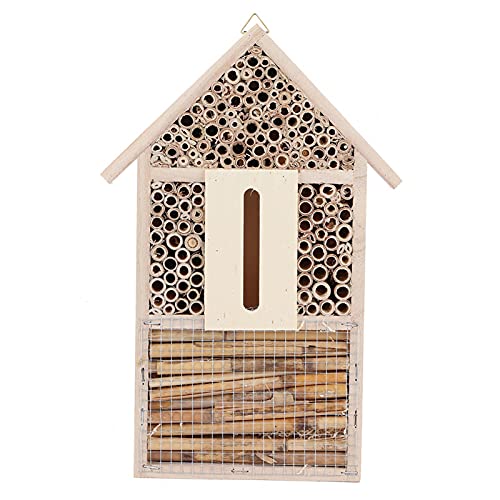 Insektenhaus aus Holz, Insektenbienenhaus Schutz Garten Nistkasten Handwerk Outdoor Ornament Dekoration von Kuuleyn