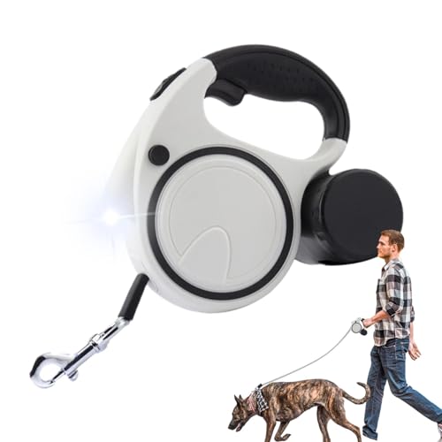 Kuxiptin Ausziehbares Zugseil für Hunde, automatisches einziehbares Zugseil für Haustiere | langes Zugseil | robustes Teleskop-Zug für Spaziergänge von Kuxiptin