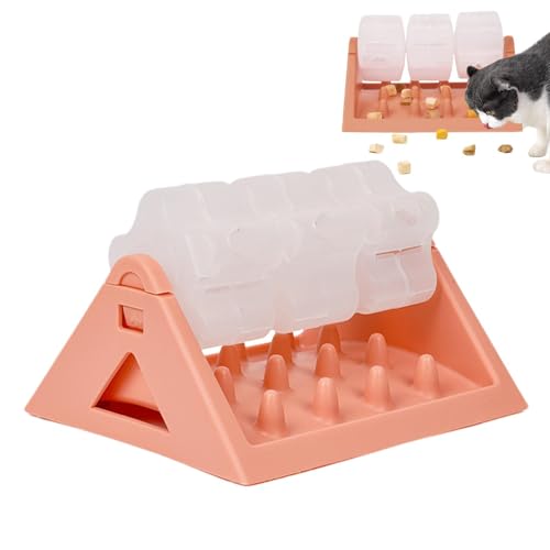 Kuxiptin Hundefutter-Puzzlespielzeug, Puzzle-Futterspender für Hunde - Leckerli-Spender-Puzzle, Futterspender, Trainings-Puzzle-Spielzeug | Verstellbarer, langsamer Futterspender, rotierendes von Kuxiptin