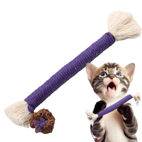 Kuxiptin Katzenspielzeug, Kaustick, Silvervine-Katzenspielzeug, natürliches Kauspielzeug für die Reinigung der Zähne, Mischung aus Katze und Katzenminze | Kauspielzeug von Kuxiptin