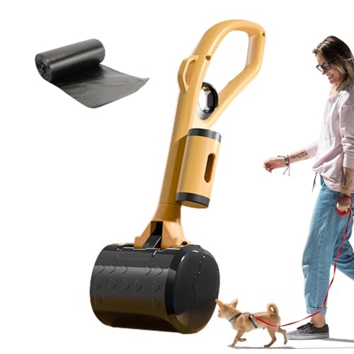 Kuxiptin Pooper Scooper, Pooper Scooper für große Hunde, robuste Hundekotschaufel mit Griff | Kotschaufel für Hunde mit komfortablem Griff für kleine Hunde, Hühner, Hinterhöfe, von Kuxiptin