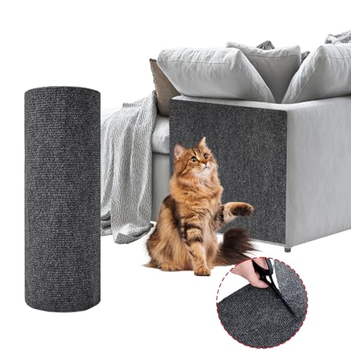 200cmx40cm Selbstklebend Kratzteppich Katze Wand,Kratzbrett Katze,DIY Kratzmatte Katze,Kratzbretter Katze Wand,Kratzteppich Selbstklebend Schutz von Möbeln Sofa Wandtüren von Kweiugfi