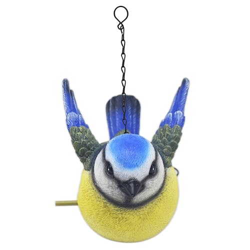 Lesser & Pavey Blue Vogelhaus von Bird Houses Hängeornamente für Zimmer und Heimdekoration, ideales Schlüsselanhänger, Geschenke für Damen und Herren, Vogel-Ornamente, Geschenke für jeden Anlass von L & P Home & Gifts