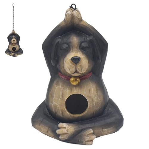 Lesser & Pavey Vogelhaus Hund von Bird Houses Hängeornamente für Zimmer und Heimdekoration, ideales Schlüsselanhänger, Geschenke für Damen und Herren, Vogel-Ornamente, Geschenke für jeden Anlass von L & P Home & Gifts