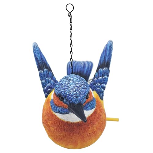 Vogelhaus von Lesser & Pavey Kingfisher Vogelhaus, hängende Ornamente für Zimmer und Heimdekoration, ideales Schlüsselanhänger, Geschenk für Damen und Herren, Vogel-Ornamente, Geschenke für jeden von L & P Home & Gifts