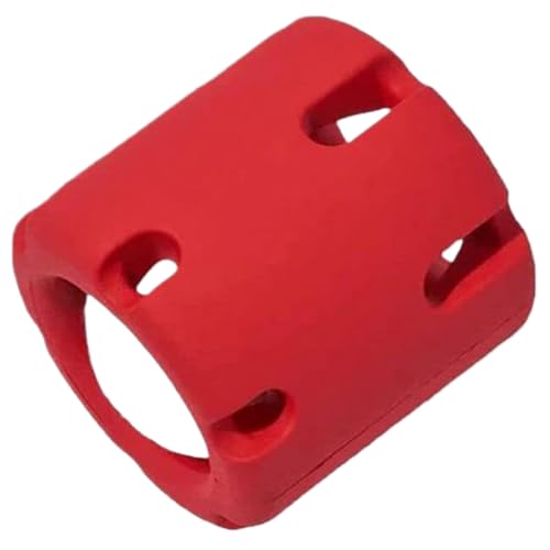 Hund Tennisbecher, Hundekauspielzeug, Stress -Entlastung interaktiver Hund Spielzeug, starkes und harte Hundespielzeug, um es zu beschäftigen, Geschenke für Hunde, rotes Hundespielzeug 3,5x3 Zoll von LAANCOO