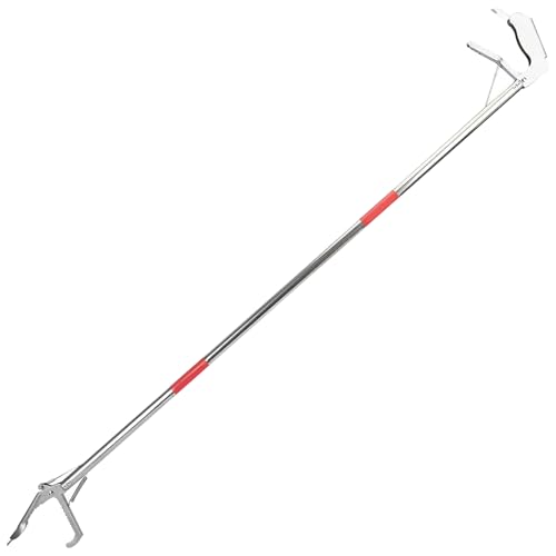 LAANCOO Snake Grabber Tool 50 3 Abschnitte Snake Grabber Edelstahl Schlangenzange mit gezacktem Zahn schwere tragbare Snack -Stick für Aal, Fisch, Reptil, Schlangengrabber, Snake Grabber -Werkzeug von LAANCOO