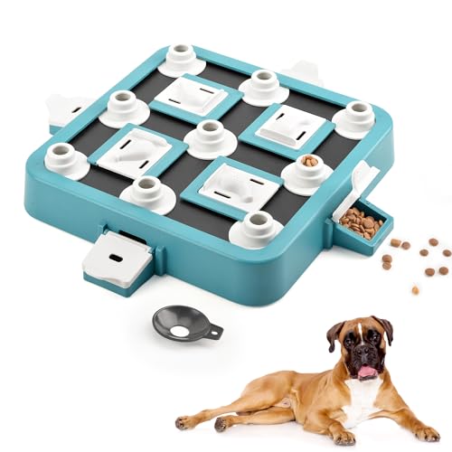 LACCEN Hundespielzeug Intelligenz, Level 3 in 1 Interaktive Hundespielzeug Puzzle für Langeweile, Intelligenzspielzeug für IQ Training Treat Dispenser Spielzeug für Große Kleine Mittlere Hunde von LACCEN