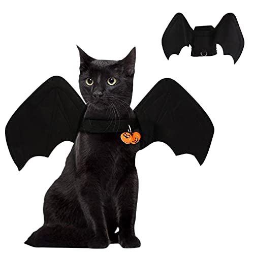 Haustier Hund Katze Halloween Kostüm Zauberer Welpen Hut Umhang Krone und Party Stirnband Dress Up Cosplay (Medium, Stil A) von LAEMILIA