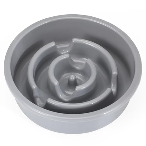 Slow Feeder Hundenäpfe – Cup Labyrinth Puzzle Futternapf mit Futterlöchern, passt in erhöhte Futterspender, langsames Fressen für große, mittelgroße Rassen (2–3 Tassen – 19,1–20,3 cm Futterlöcher) von LAKIPETN