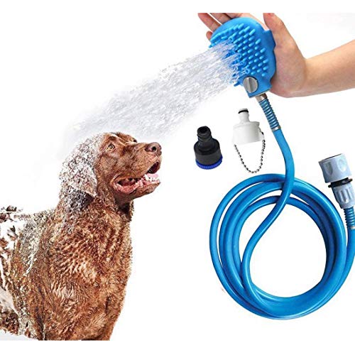 LANGING Hunde-Badegerät, Haustier-Dusch-Sprayer, Haustier-Bürste, Haustier-Dusch-Aufsatz von LANGING