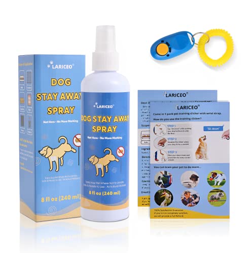 LARICEO Pet No More Marking for Indoors & Outdoor Use | Dog Stay Away Here No More Pee | Not Here Dog Spray for Dogs to Stop Peeing von LARICEO