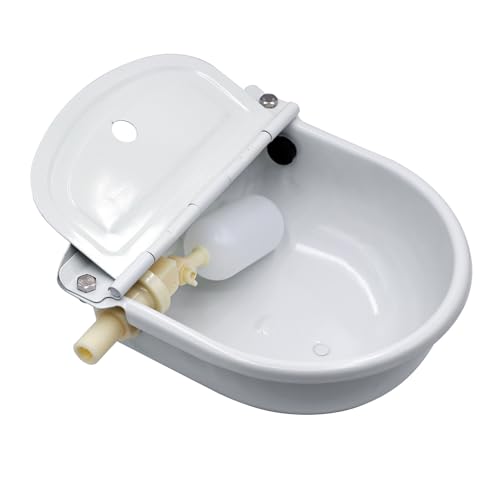 Edelstahl Automatische Bewässerungsschale Vieh Automatischer Feeder Waterer Bowl für Ziegen Vieh Bewässerungsbedarf Wasserschale für Vieh von LARUISEE