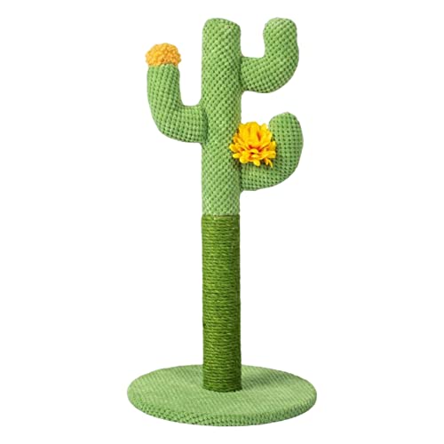 Cactus Kratzbaum für Katzen, vertikal, -Katzenbaum, -Kratzbaum mit 3 Kratzstangen für erwachsene Katzen und Kätzchen, 23.611.811.8 cm von LATAFA