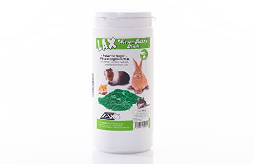 LAX Wiesenprodukte Nager Mash 100g I Nahrungsergänzung für Nagetiere I Aufbaubrei für die Darmgesundheit I Appetitanreger I Mit verschiedenen Kräutern & Rohfaser I Päppelbrei für das Immunsystem von LAX