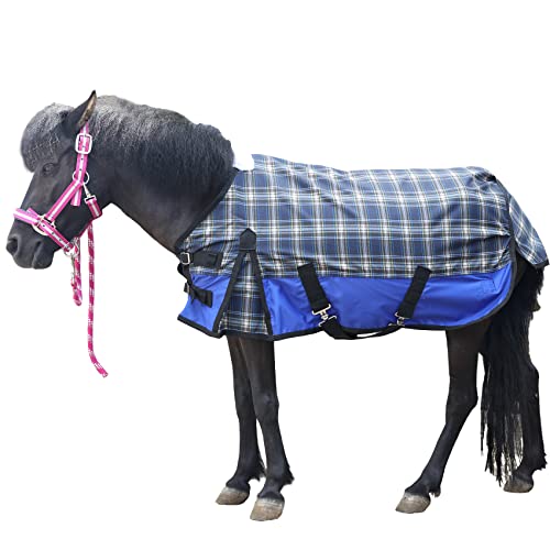 LEAFOREST Wasserdichter 600 Denier Pony Teppich Fohlen Teppich Keine Füllung Blau 91,4 cm von LEAFOREST