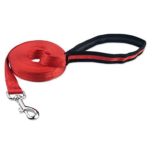 Hunde Geschirr Geschirr Hund Hunde Leine Schleppleine FüR Kleine Hunde Sicherheitsgeschirr Hund Hundegurt FüRs Auto Hundegeschirr Auto for Reisen red,10m von LEDDP