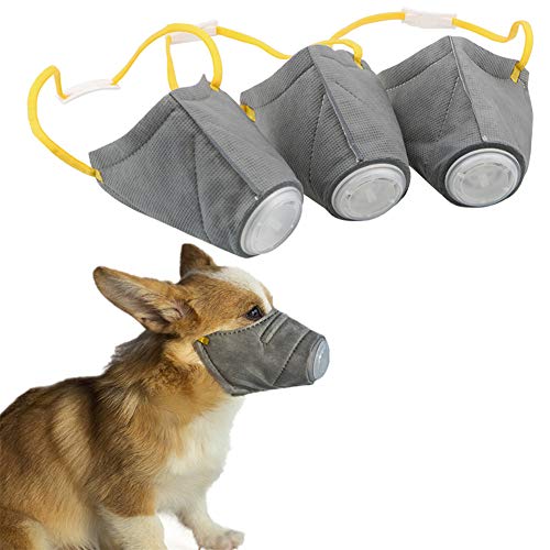 LEDDP Maulkorb Kleine Hunde Maulkorb Hunde Anti Bellen Maulkorb Maulkörbe Zu Verhindern Bellen Hund Mund Abdeckung Hund Maulkorb Kleine Weiche Maulkorb 3pcs,Large von LEDDP