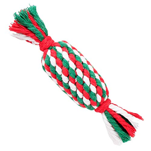 LEDDP Spielzeug Hund Dog Toys Kauspielzeug Welpen Hundespielzeug UnzerstöRbar Gestrickte Spielzeuge Hund Zahnpflege Hund Intelligenzspielzeug for Kleiner Hund von LEDDP