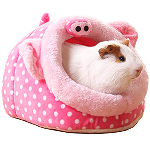 LEFTSTARER Meerschweinchen-Bett Spielzeug Käfig Haus Zubehör Nest Igel Hamster Supplies Sugar Glider Frettchen Ratten Bett Spielzeug Kleine Haustiere Tiere (3L) von LEFTSTARER