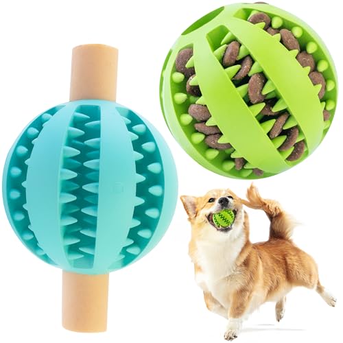 LEGEND SANDY 2 x Hunde-Puzzle-Spielzeug-Ball, interaktives Hundespielzeug, Spielzeug für Leckerli-Spender von LEGEND SANDY