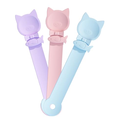 LEIDJGUN 3 Stück Tiernahrung Squeezer Feeder Für Katzen Treat Stick Squeezer Nassfutter Feed Control Löffel Pet Nass Feeder Lebensmittel Spender von LEIDJGUN