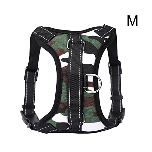 LEIDJGUN Haustiergeschirr Hundebrustgeschirr Outdoor Dog Walk Training Mesh Weste Traktionsgeschirr Haustierweste Geschirr Für Kleine Mittelgroße Hunde von LEIDJGUN