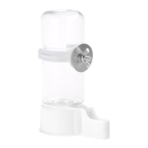 LEIDJGUN Vogelwasserspender für Käfigfinken 140 ml Sittiche Trinkset Flasche Automatischer Vogelkäfig Wasserspender für Käfig von LEIDJGUN