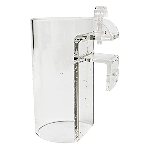 Fischfütterung Aquarium Suspensible Feeder Clear Acryl Eimer Form für Fische für schwimmende Nahrung von LEJIAJU