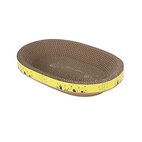 Katzenkratzer Wellpappe Kratzunterlage Katzenkratzbett Sofa Katzenkratzcouch Bett für Indoor Katzen von LEJIAJU