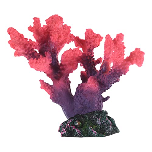 LEJIAJU Aquarium-Meeres-Pflanzen-Ornament aus Kunstharz, giftige Süß- und Salzwasserfische zur Dekoration von LEJIAJU
