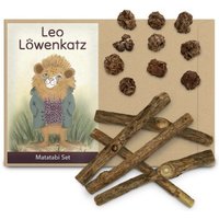 LEO LÖWENKATZ Matatabi Set aus getrockneten Früchten (20g) und Katzenminze-Sticks (5 Stck). von LEO LÖWENKATZ