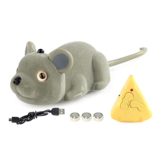 LERONO Maus Spielzeug Aufladen Bewegende Beflockung Maus Training Spielzeug Für Indoor Katzen Kätzchen Maus Modell Bewegliche Maus Spielzeug von LERONO