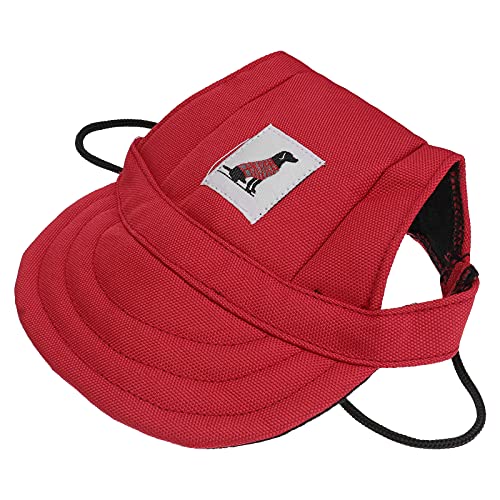 1pc Dog Sun Hat Puppy Casual Baseball Pet Elastic Visor Hat Sunbonnet Pet Supply von LEUYA