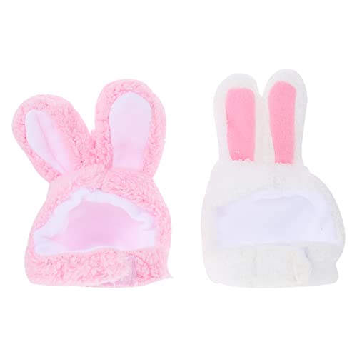 2pcs Lovely Rabbit Ear Pet Cat Rabbit Decorative Hats Small Pet Headdress Pet Supply von LEUYA