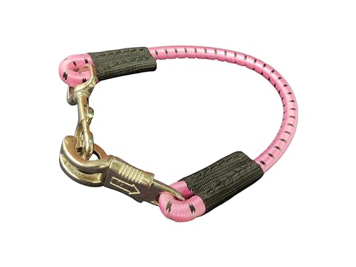 Lexnel Hundeleine, mit Stoßdämpfer, Bungee-Befestigung, elastisches Kordelmaterial, Rosa von LEXNEL