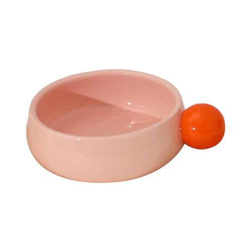 2-in-1 Haustiergeschirr Hunde Wasser Futternapf Futter Wasserspender Set Katze Slow Eating Bowl Supplies von LEYILE