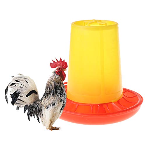 Automatischer Küken-Futterspender Wasserspender Hühnerwasserspender Geflügel-Futterspender Futtereimer Kunststoff Huhn Wasserspender für Ente von LEYILE