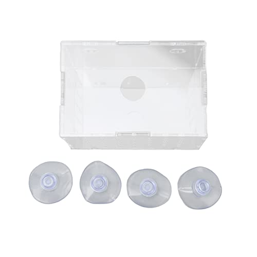 Aquarium Hatchery Incubator Tank, Verbessern Sie die Überlebensrate Acryl Baby Shrimp Fish Breeder Box für Baby Clown Fish Aquarium (9 * 6 * 7 cm) von LEYT