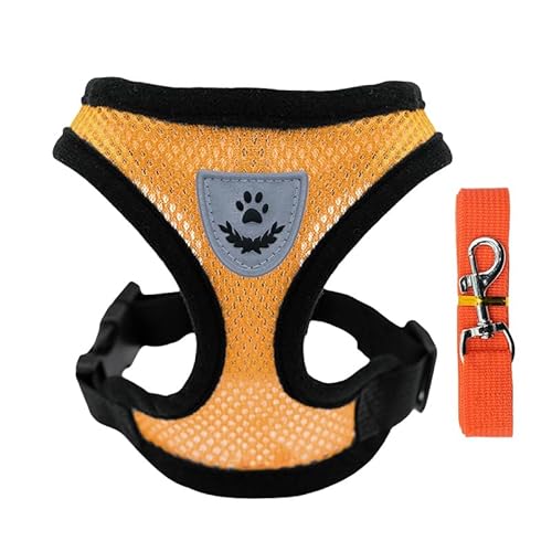 LHEZXS Hundegeschirr Haustier Walking Dog Und Katzengurt Im Freien Traktion Seilkragen Kleidung Explosionssicheres Versorgung-F- XL (Geeignet Für 6-9 Kg) von LHEZXS