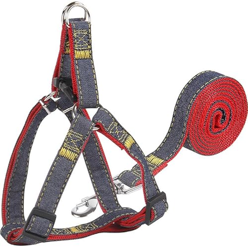 LHEZXS Hundegeschirr Hund Walking Cowboy Leine Gurt Brust Gurt Seil Hundekette Kleine, Mittlere Und Große Hundeversorgung-K- L (Geeignet Für 8-20 Kg) von LHEZXS