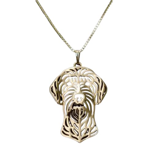 Schmuck Haustier Hund Anhänger Halsketten Wirehaired Pointing Griffon Halsketten Geschenk von LIANGING