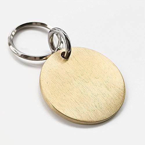 LIANYG Hundemarke 2 stücke personalisierte Katze Dog id Tag mw002 künstlerische Schriftart doppelseitig graviert für kleine mittelgroße Haustierhundkragen-Zubehör-Tags 641 von LIANYG