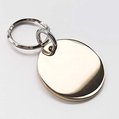 LIANYG Hundemarke 2 stücke personalisierte Katze Dog id Tag mw002 künstlerische Schriftart doppelseitig graviert für kleine mittelgroße Haustierhundkragen-Zubehör-Tags 641 von LIANYG