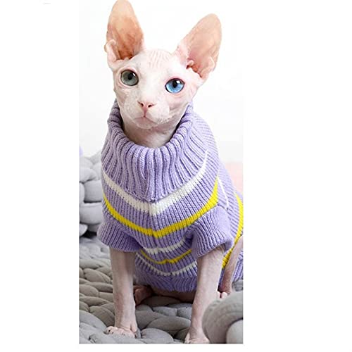 LIANYG Hundepullover Winterhundekleidung for kleine Hunde Cartoon Muster Pet Pullover Kleidung for Pitbull Dackel Jumper Cat Kostüm Katzenpullover (Color : Blue Giraffe, Size : 3XL) von LIANYG